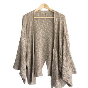 Free People Cardigan Sweater Open Front Kimono Slv
